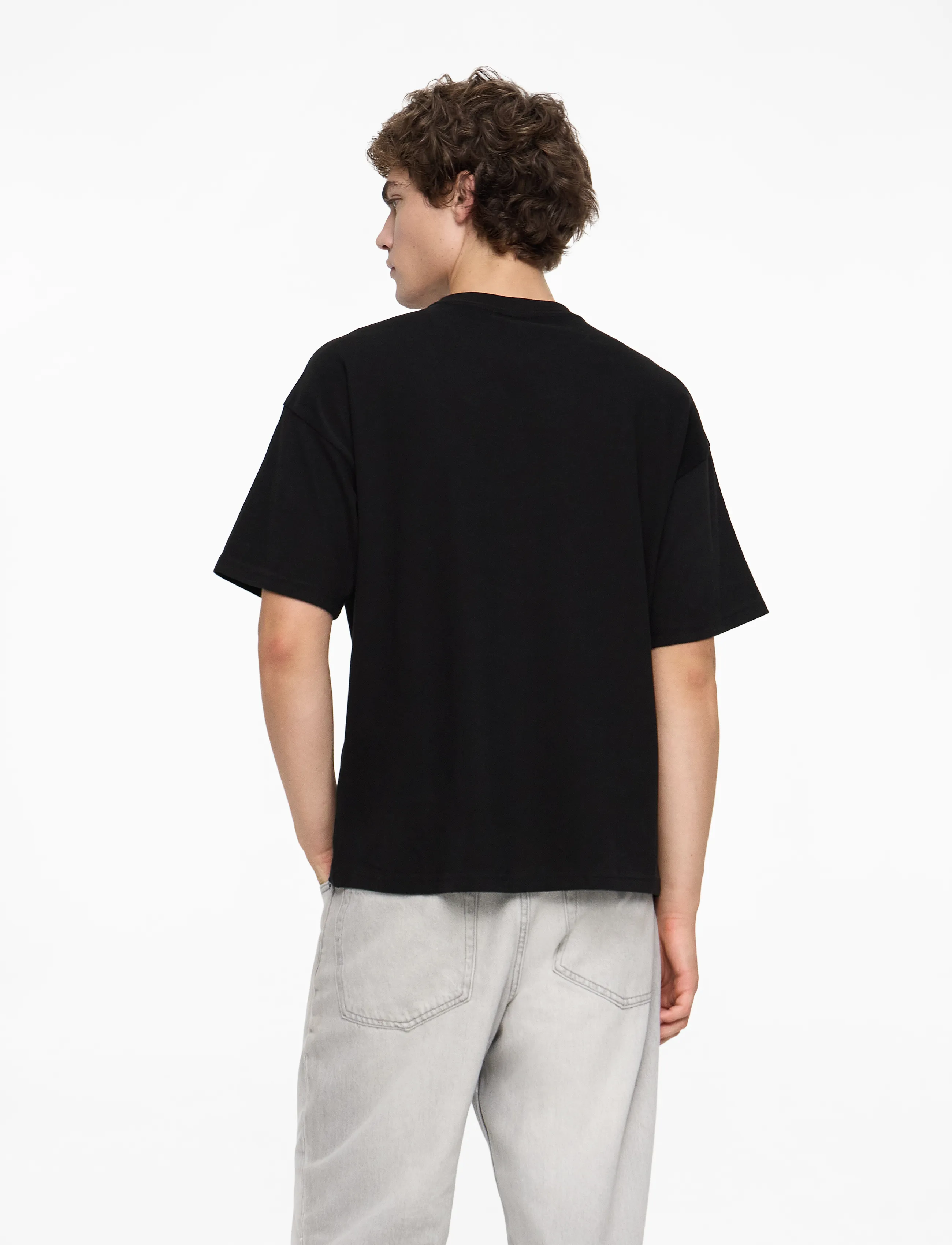 Weekday - Loose Fit T-shirt - lühikeste varrukatega t-särgid - black - 4