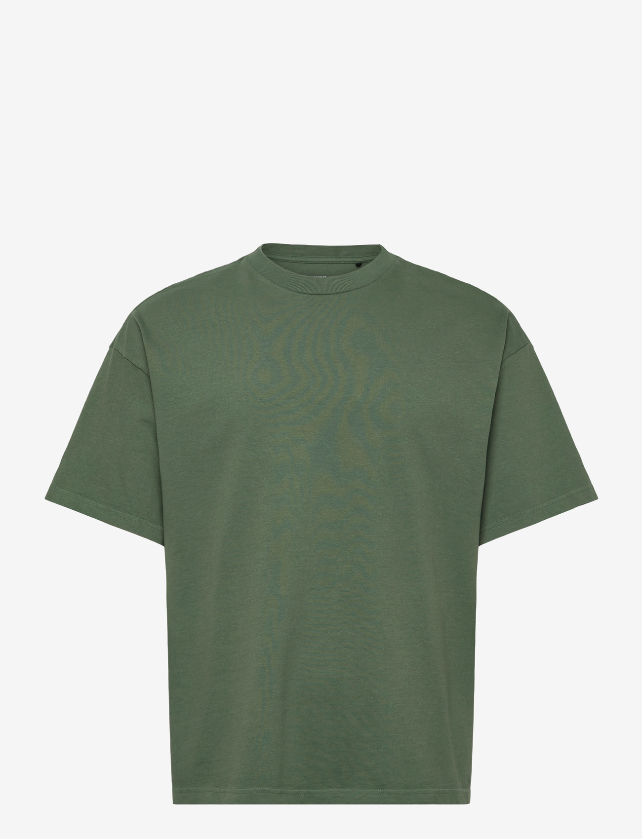 Weekday - Loose Boxy T-shirt - lühikeste varrukatega t-särgid - dark green pigment dye - 0
