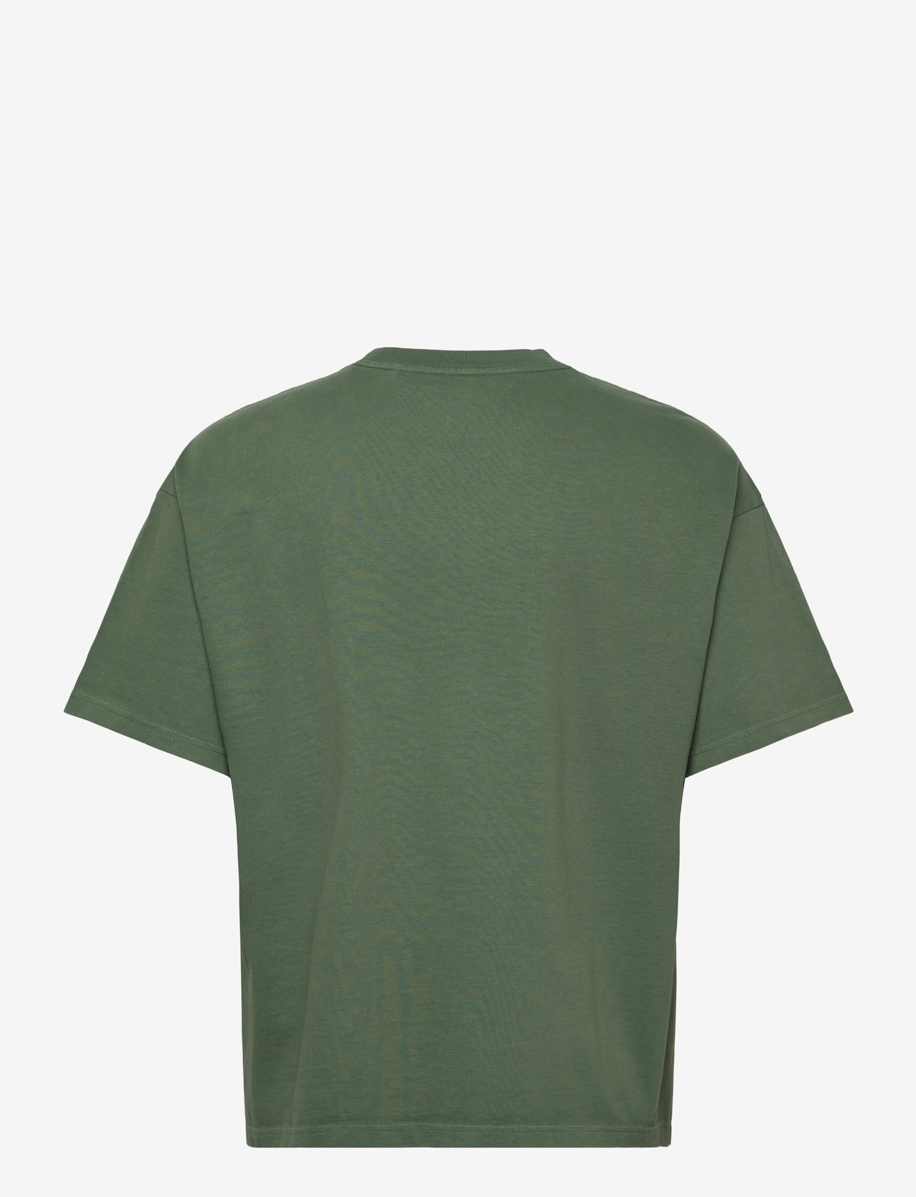 Weekday - Loose Boxy T-shirt - lühikeste varrukatega t-särgid - dark green pigment dye - 1