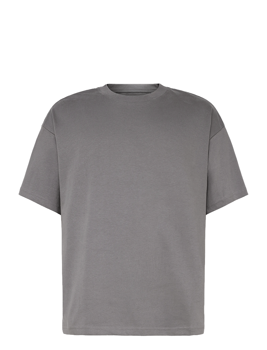 Weekday - Loose Fit T-shirt - lühikeste varrukatega t-särgid - dark grey - 0