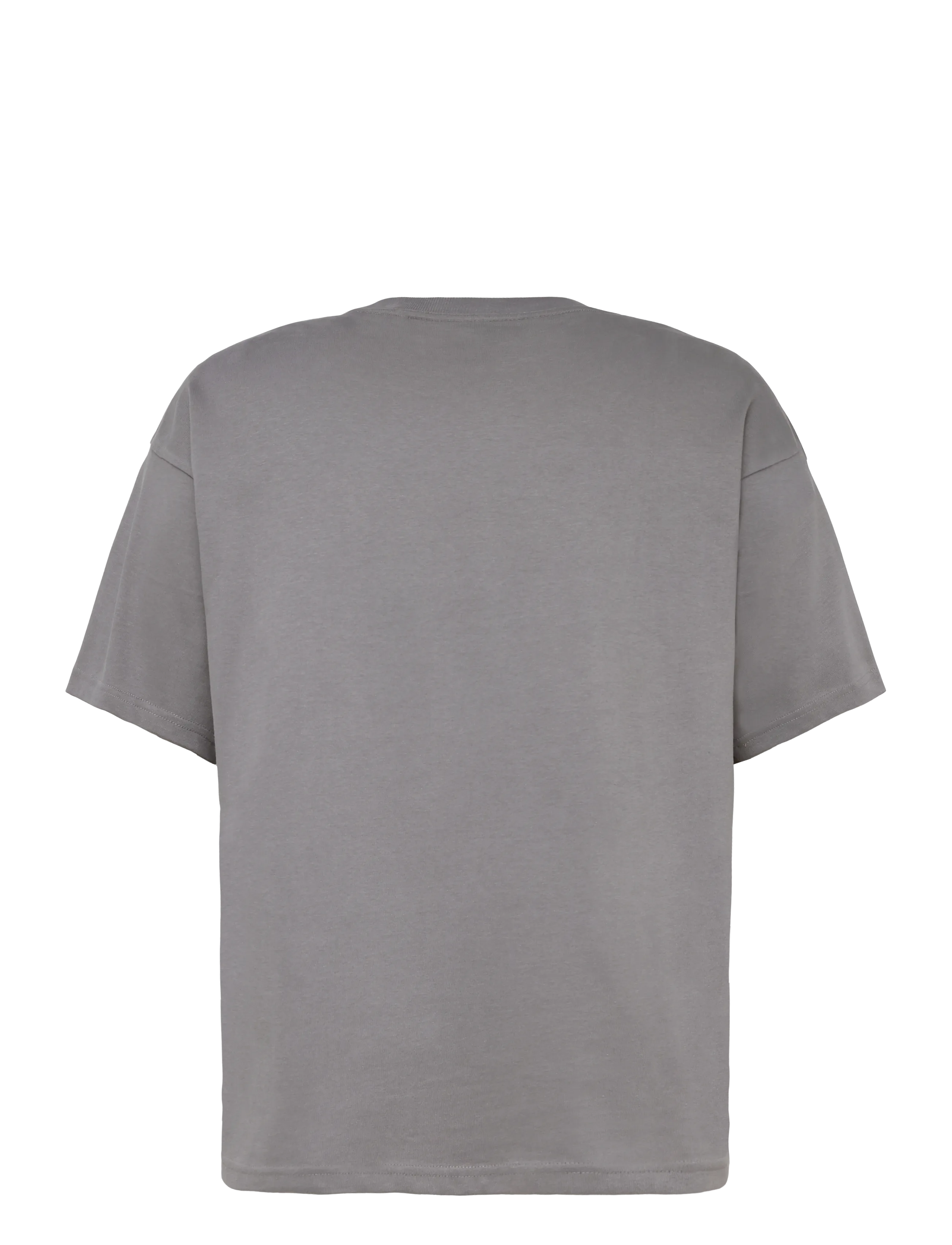 Weekday - LOOSE FIT T-SHIRT - kurzärmelige t-shirts - dark grey - 1