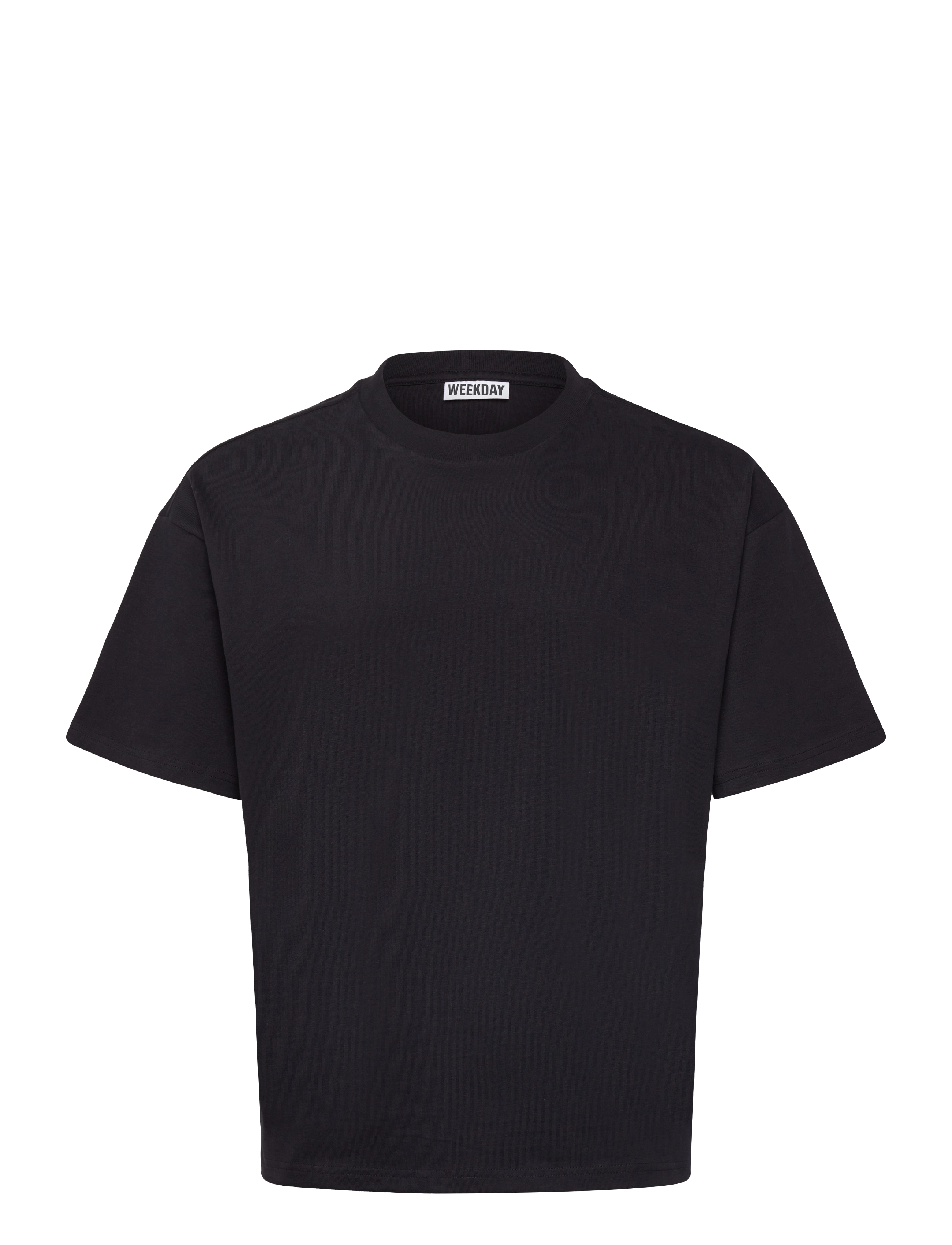 Weekday Loose Fit T-Shirt, S, T-shirts, Marineblau - Short-sleeved, Männerswear