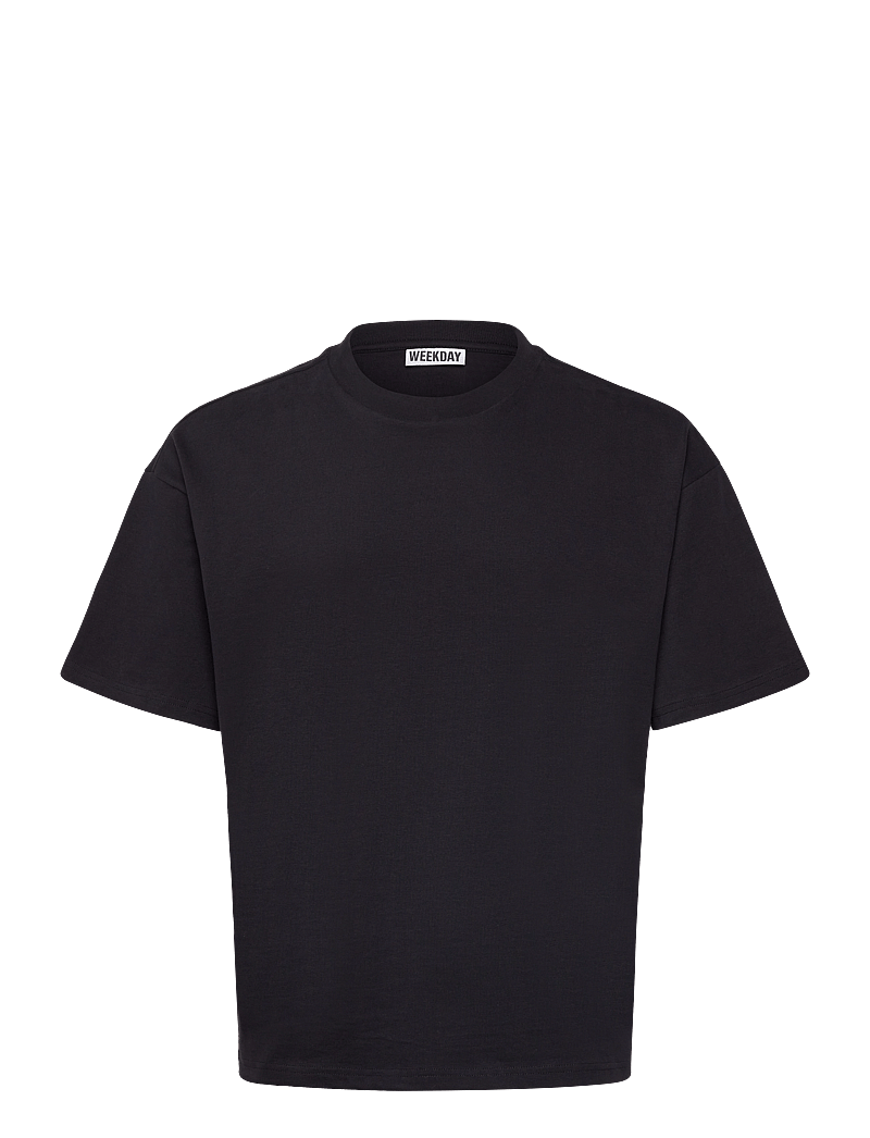 Weekday - Great Boxy Heavyweight T-Shirt - lühikeste varrukatega t-särgid - dark navy - 0