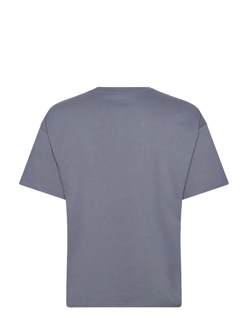 Weekday - Great Boxy Heavyweight T-Shirt - kortärmade t-shirts - dove blue - 1