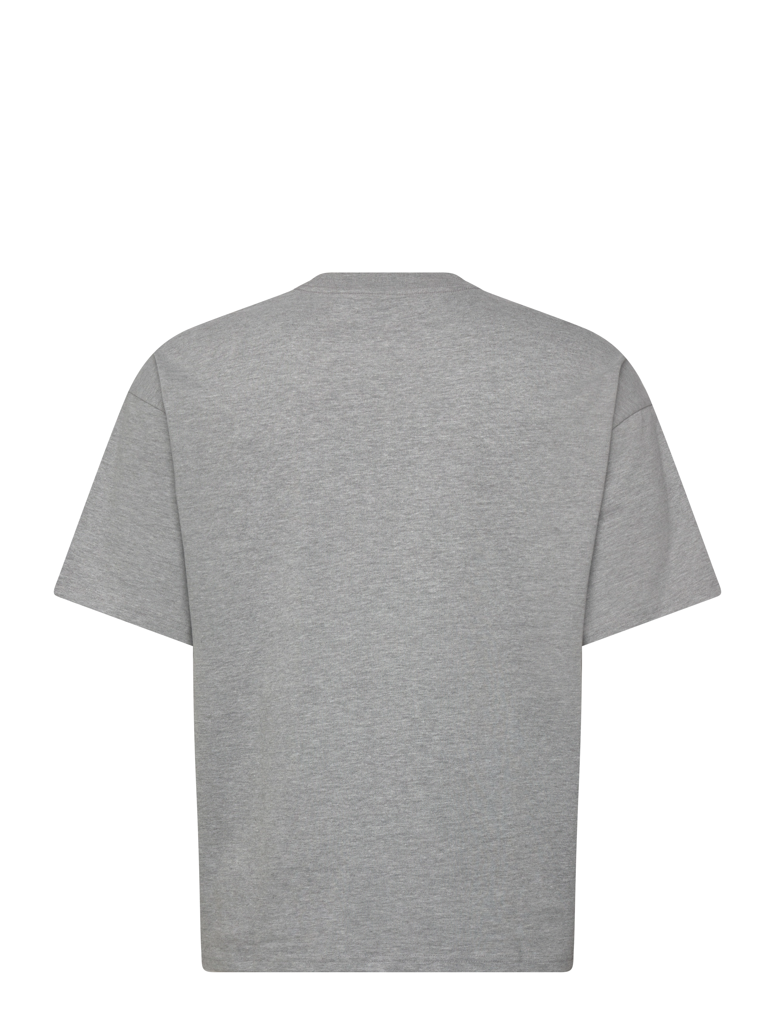 Weekday - Loose Boxy T-shirt - kortærmede t-shirts - grey melange - 1