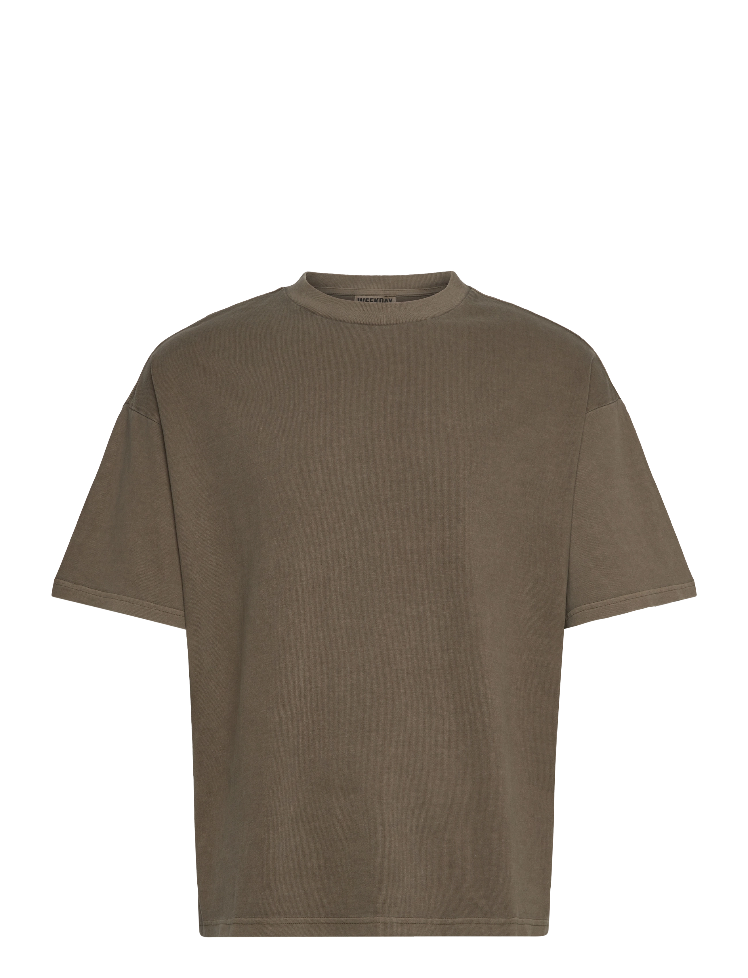 Weekday Loose Fit T-Shirt, S, Khaki green, T-Shirts > Kortærmede, Herre