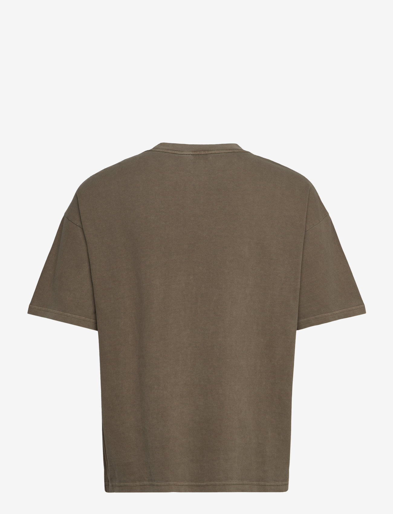 Weekday - Great Boxy Heavyweight T-Shirt - kurzärmelig - khaki green - 1