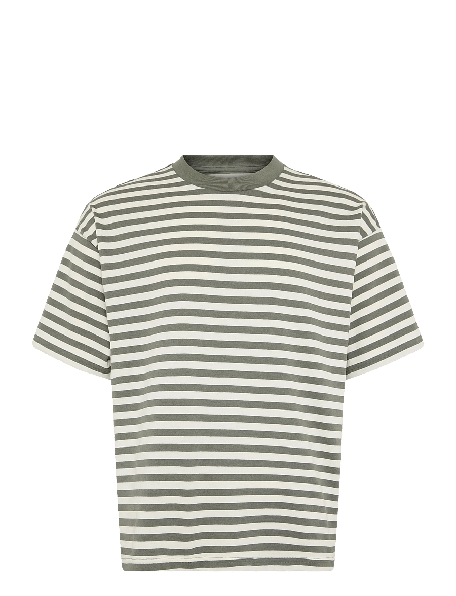 Weekday - Loose Fit T-shirt - kurzärmelige t-shirts - khaki green - 0