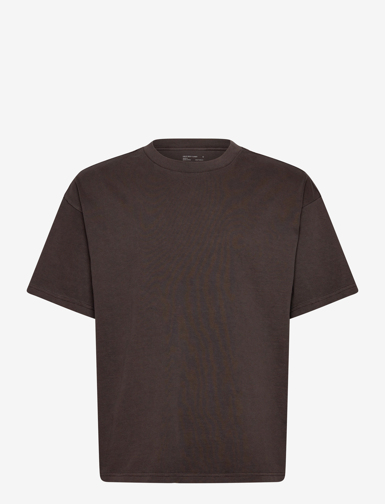 Weekday Loose Fit T-shirt - T-shirts - WASHED BROWN / brown