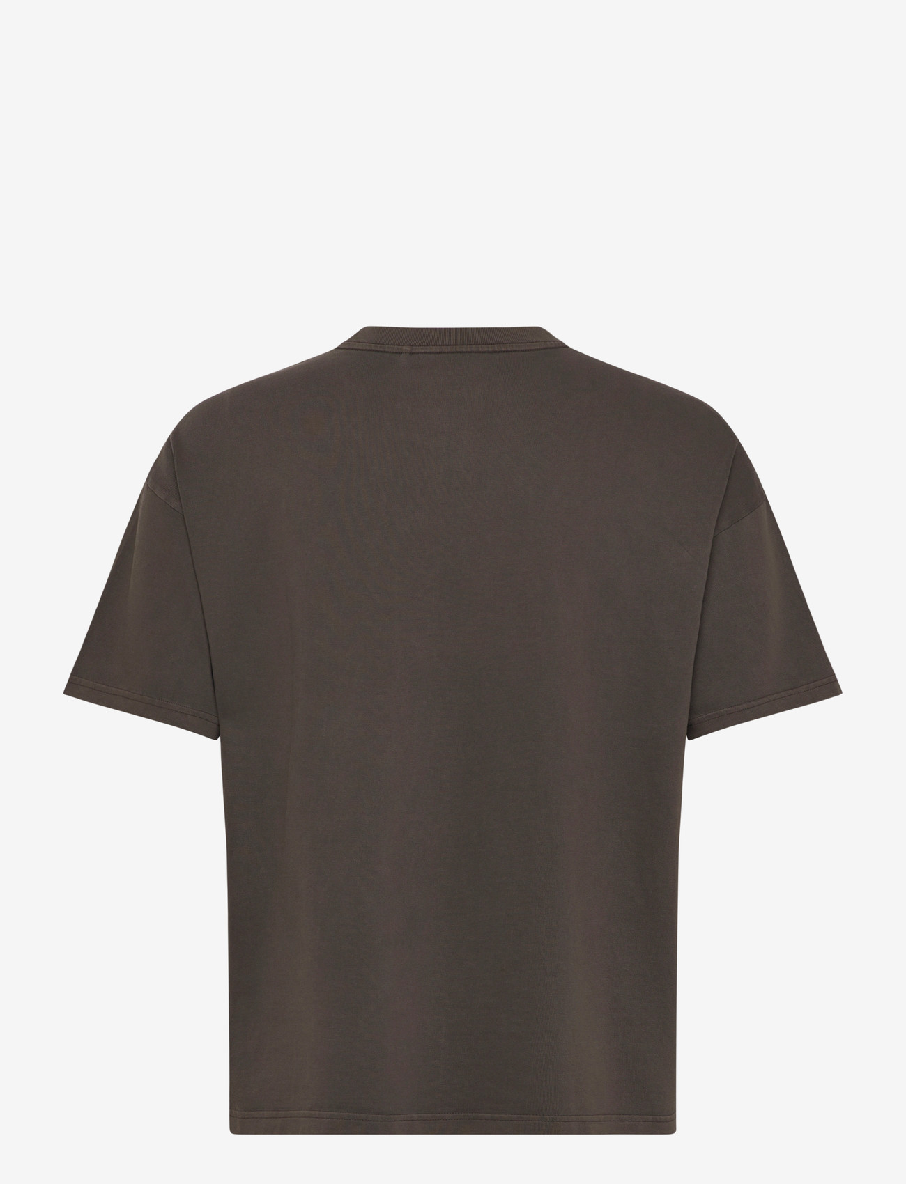 Weekday - Loose Boxy T-shirt - lühikeste varrukatega t-särgid - washed brown - 1