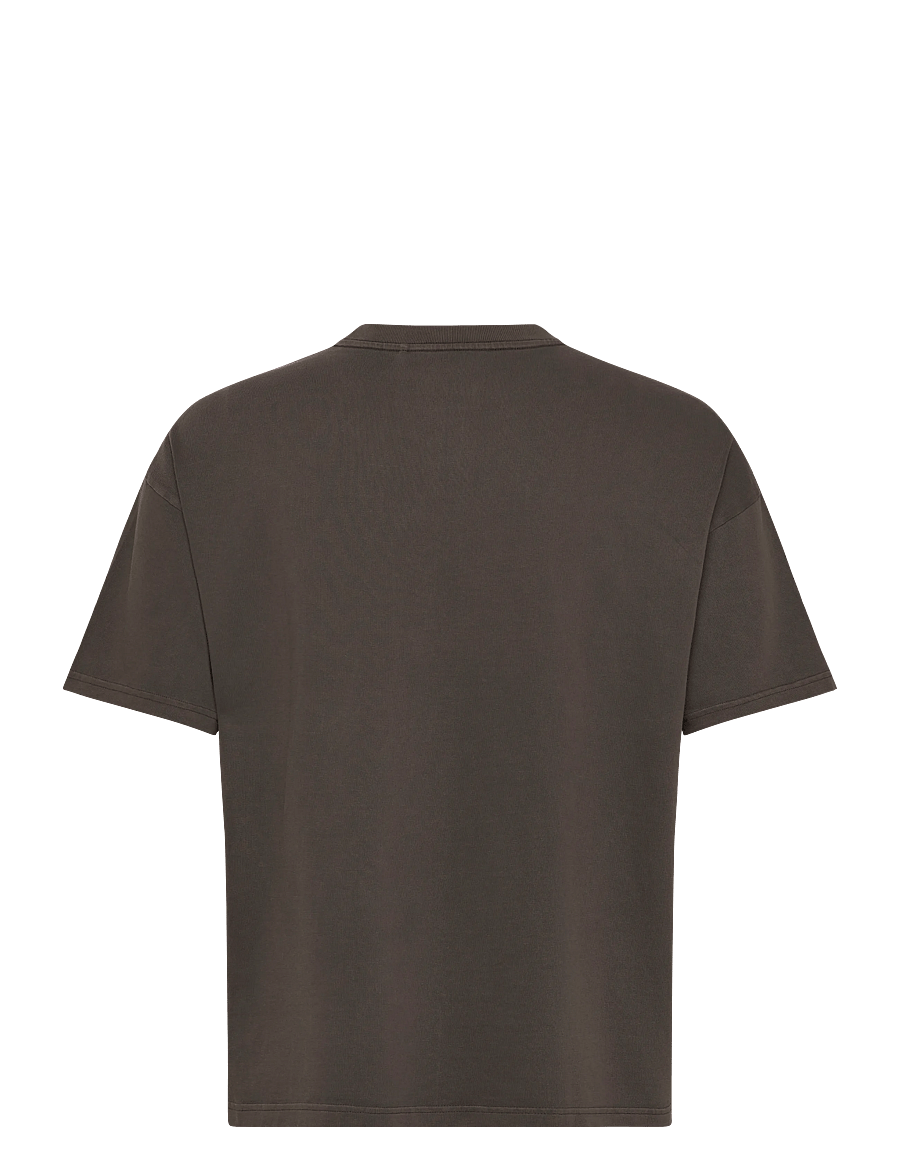 Weekday - Loose Fit T-shirt - kurzärmelige t-shirts - washed brown - 1