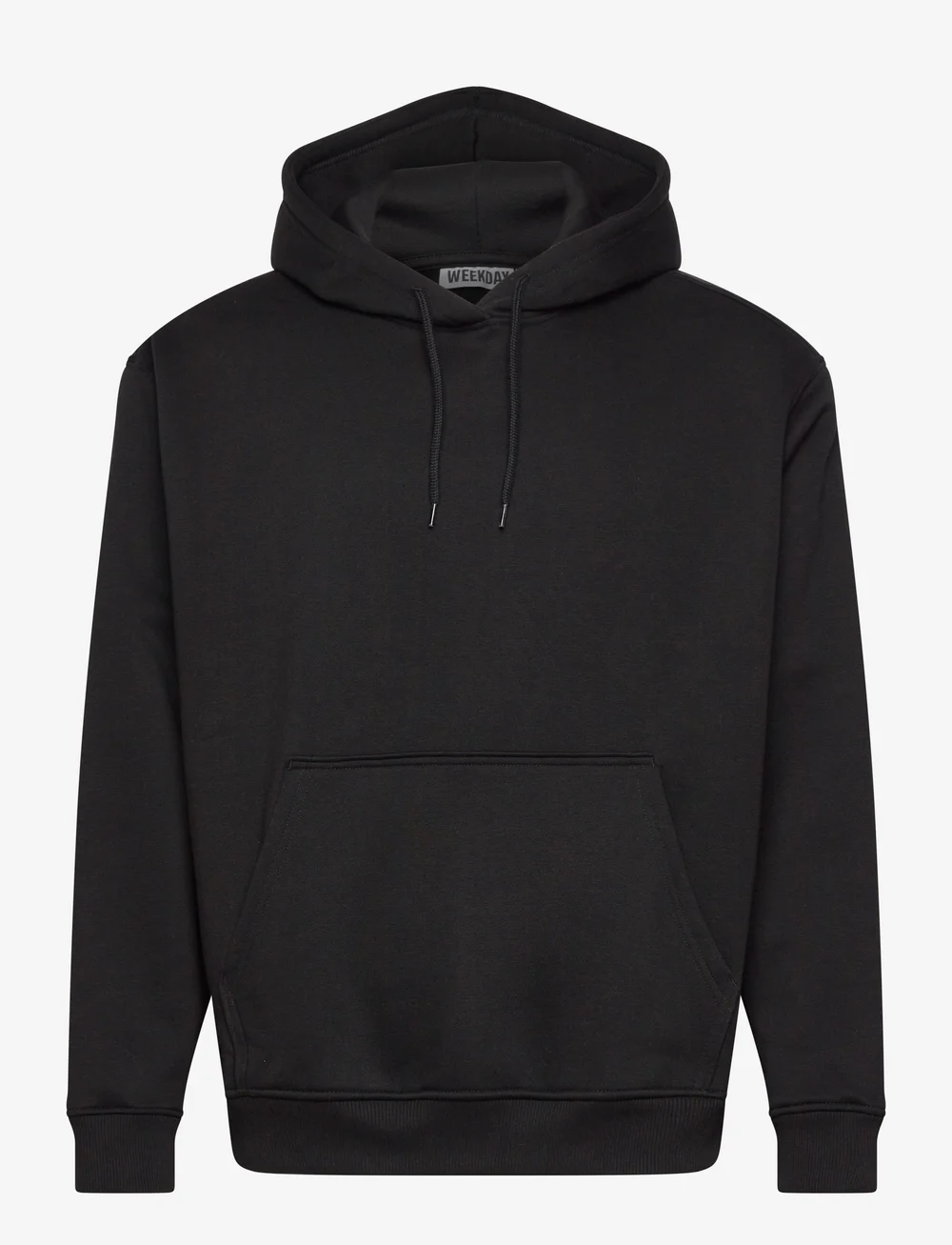 Weekday - Relaxed Heavy Hoodie - kapuutsiga dressipluusid - black - 0