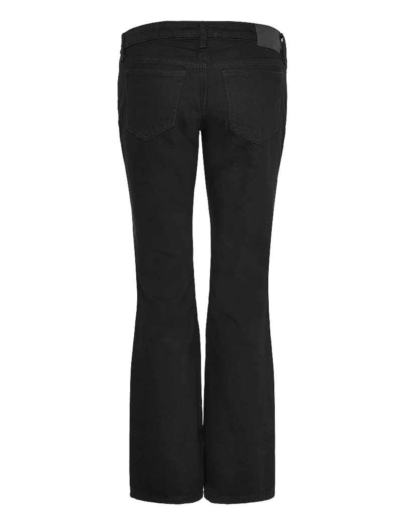 Weekday - Nova Low Rise Slim Bootcut Leg Jeans - bootcut jeans - black rinse - 1