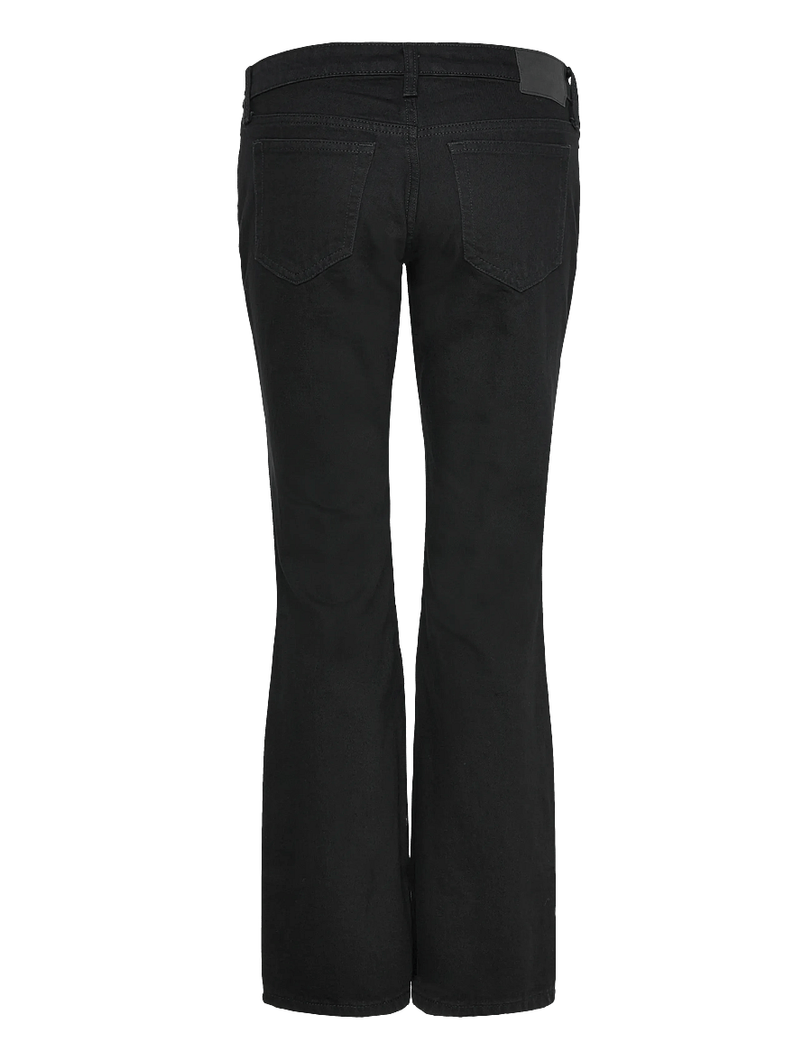 Weekday - Low Slim Bootcut Jeans - bootcut-jeans - black rinse - 2