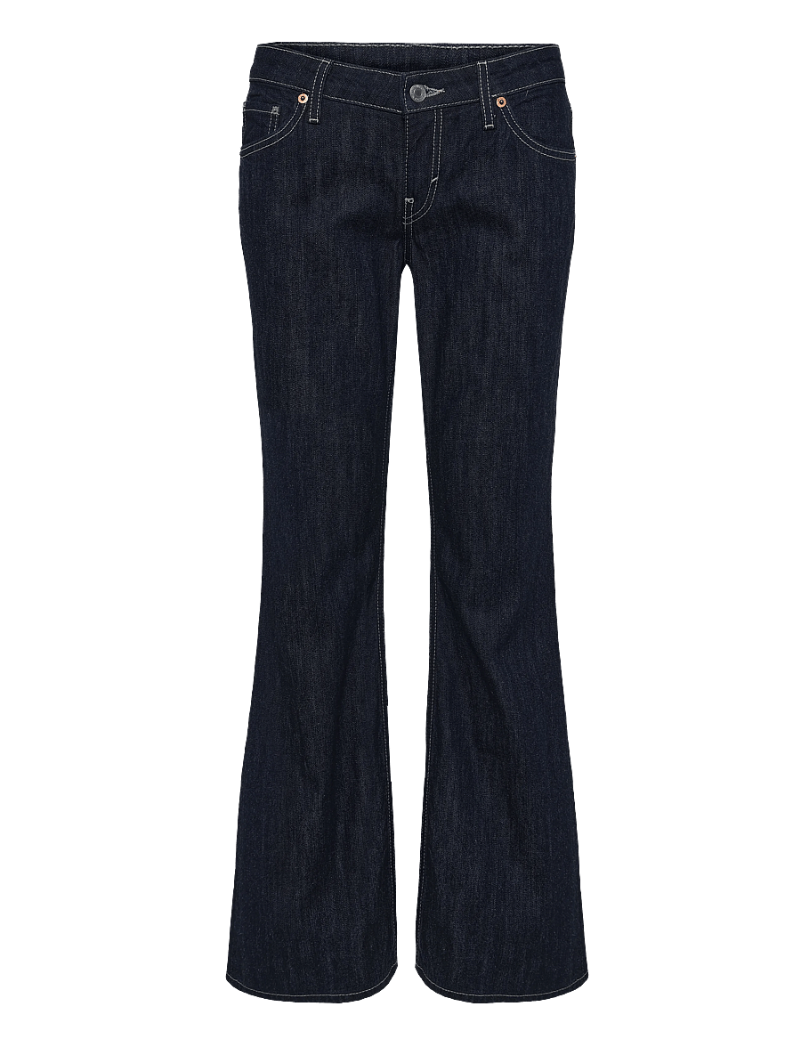 Weekday - Nova Low Rise Slim Bootcut Jeans - bootcut jeans - blue rinse - 1