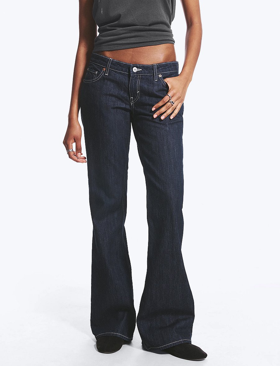 Weekday - Nova Low Rise Slim Bootcut Jeans - bootcut jeans - blue rinse - 3