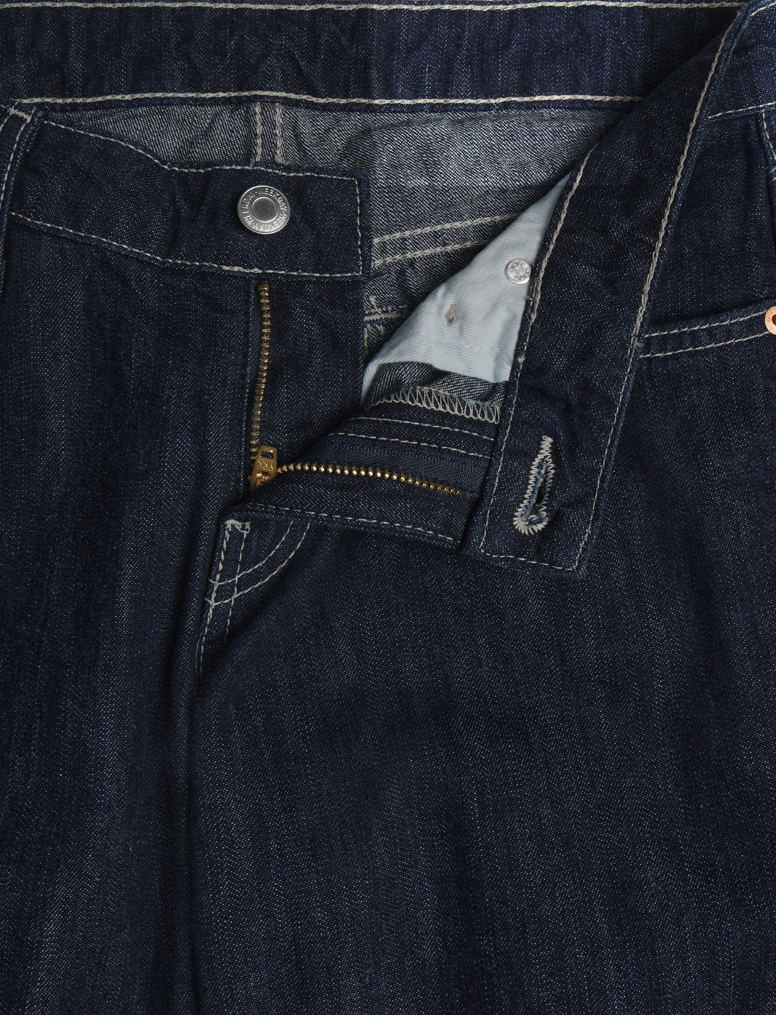 Weekday - Nova Low Rise Slim Bootcut Jeans - bootcut jeans - blue rinse - 3