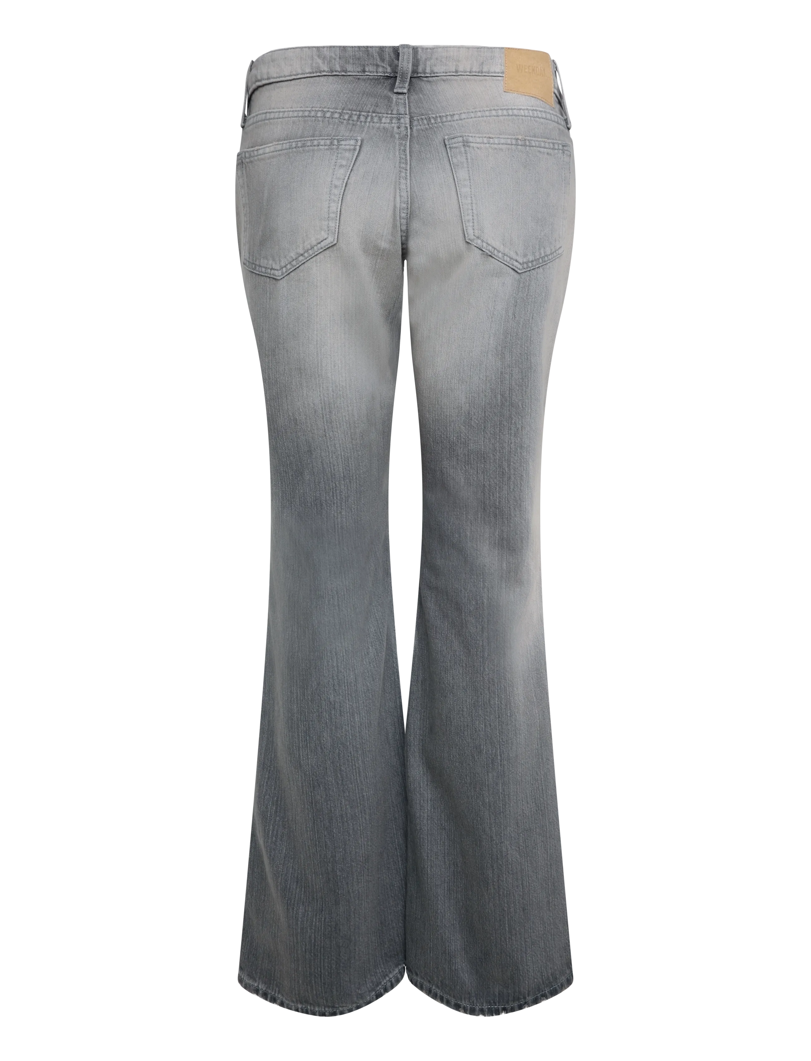 Weekday - Nova Low Rise Slim Bootcut Jeans - bootcut-jeans - complex grey - 1
