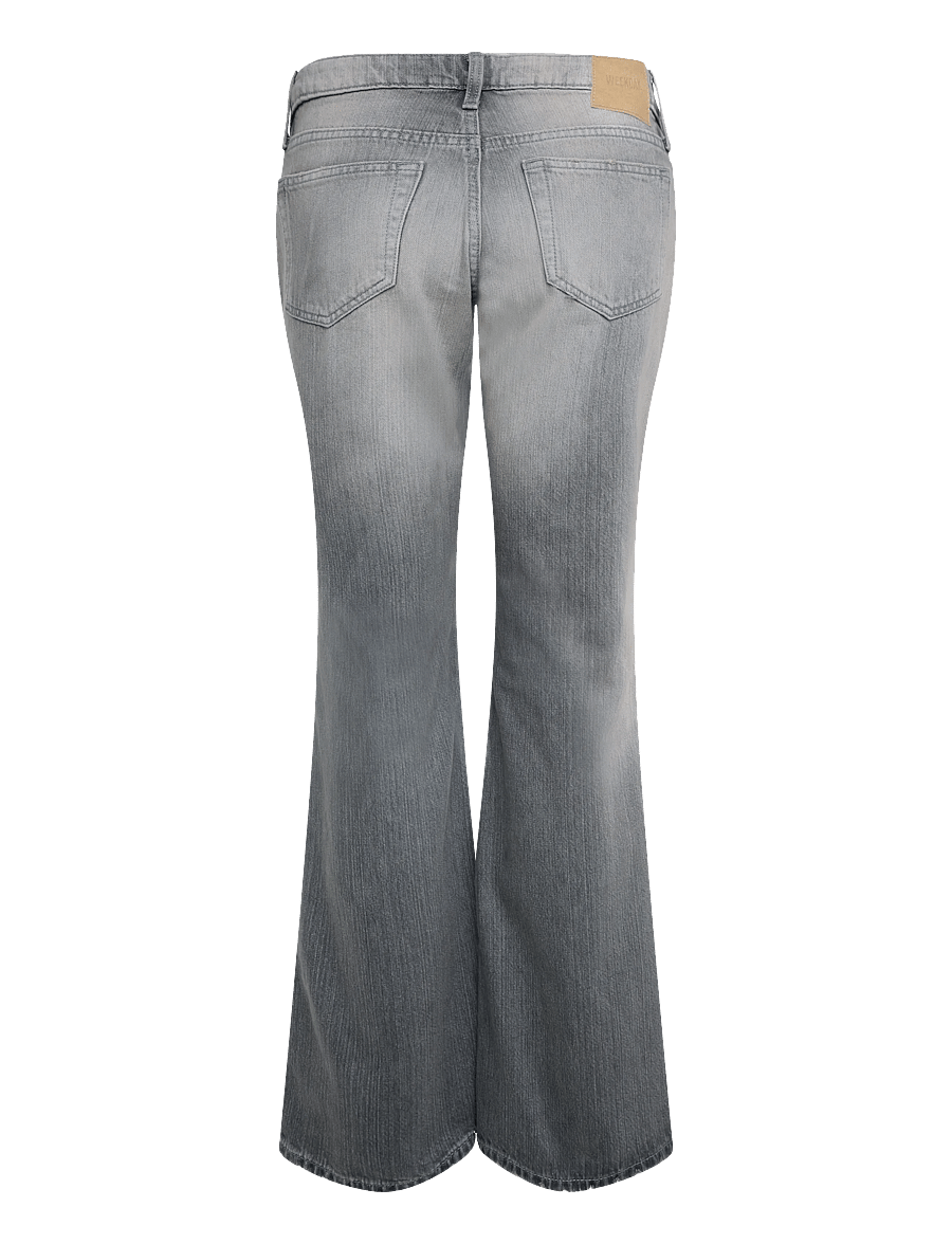 Weekday - Nova Low Rise Slim Bootcut Jeans - bootcut-jeans - complex grey - 1