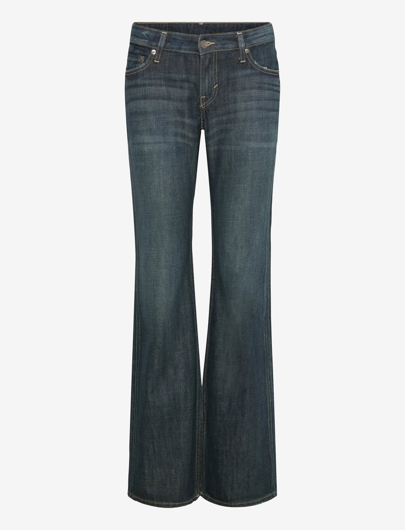 Weekday - Nova Low Rise Slim Bootcut Leg Jeans - bootcut jeans - deep sea blue - 0