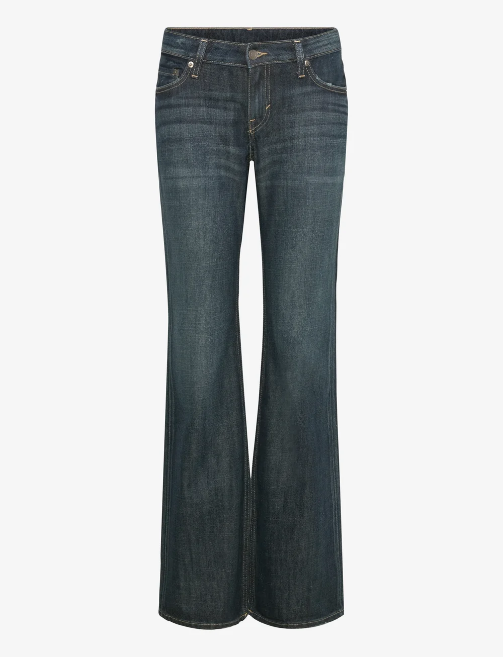 Weekday - Nova Low Rise Slim Bootcut Leg Jeans - bootcut jeans - deep sea blue - 0