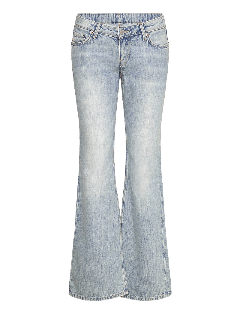 Weekday - Low Slim Bootcut Jeans - bootcut jeans - lip blue - 0