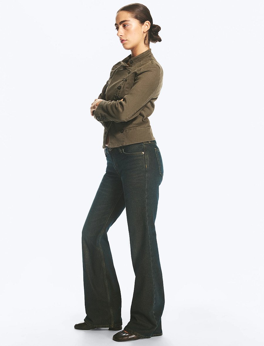 Weekday - Nova Low Rise Slim Bootcut Jeans - bootcut jeans - lobster blue - 4