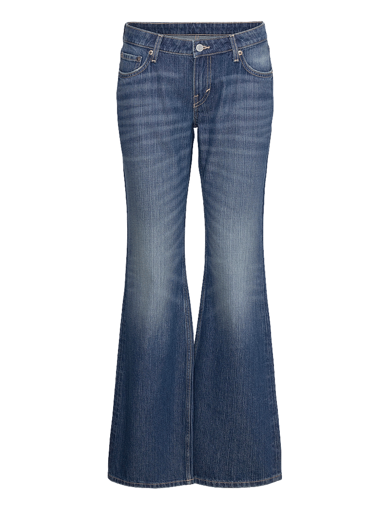 Weekday - Nova Low Rise Slim Bootcut Leg Jeans - alt laienevad teksad - mine blue - 0
