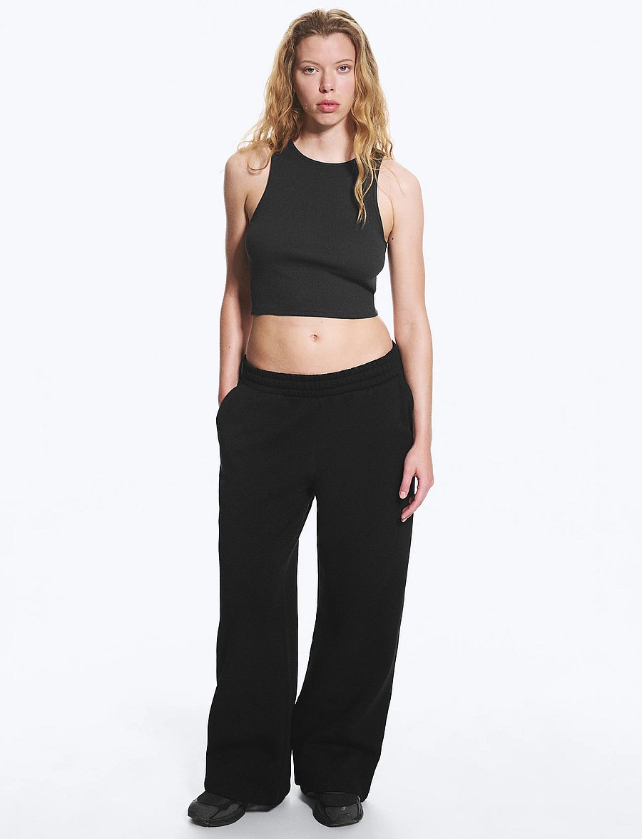 Weekday - Loose Long Heavyweight Sweatpants - moetrendid - black - 3