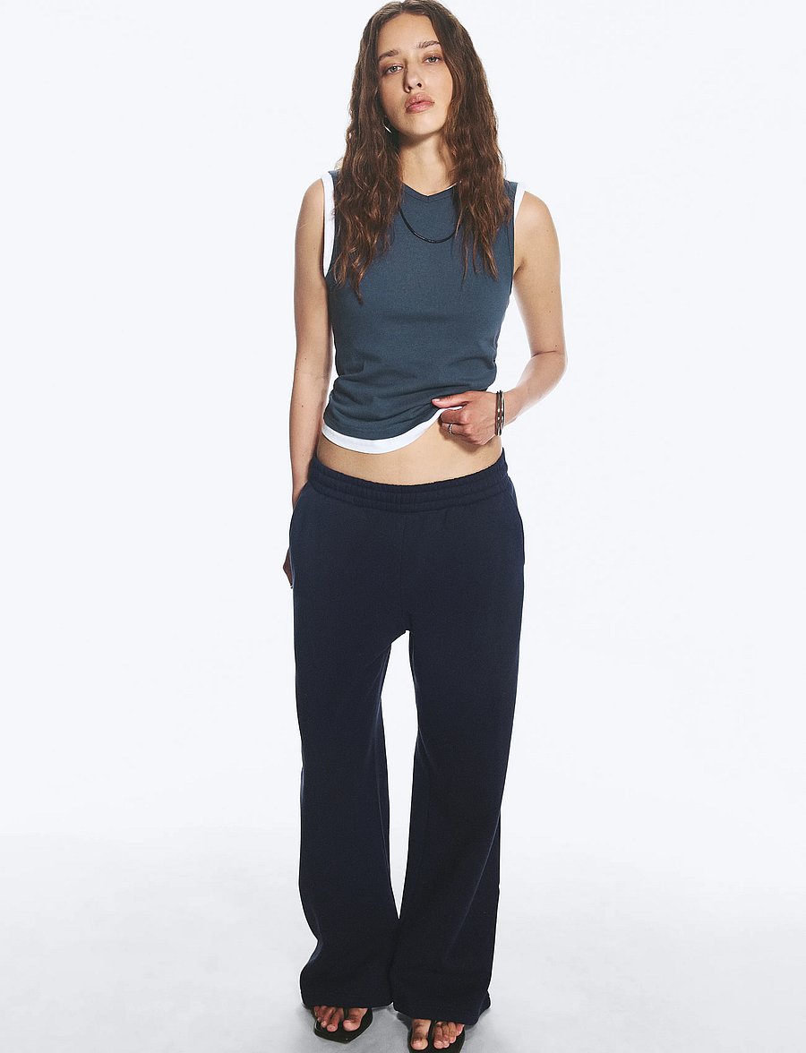 Weekday - Loose Long Heavyweight Sweatpants - modetrender - dark navy - 3