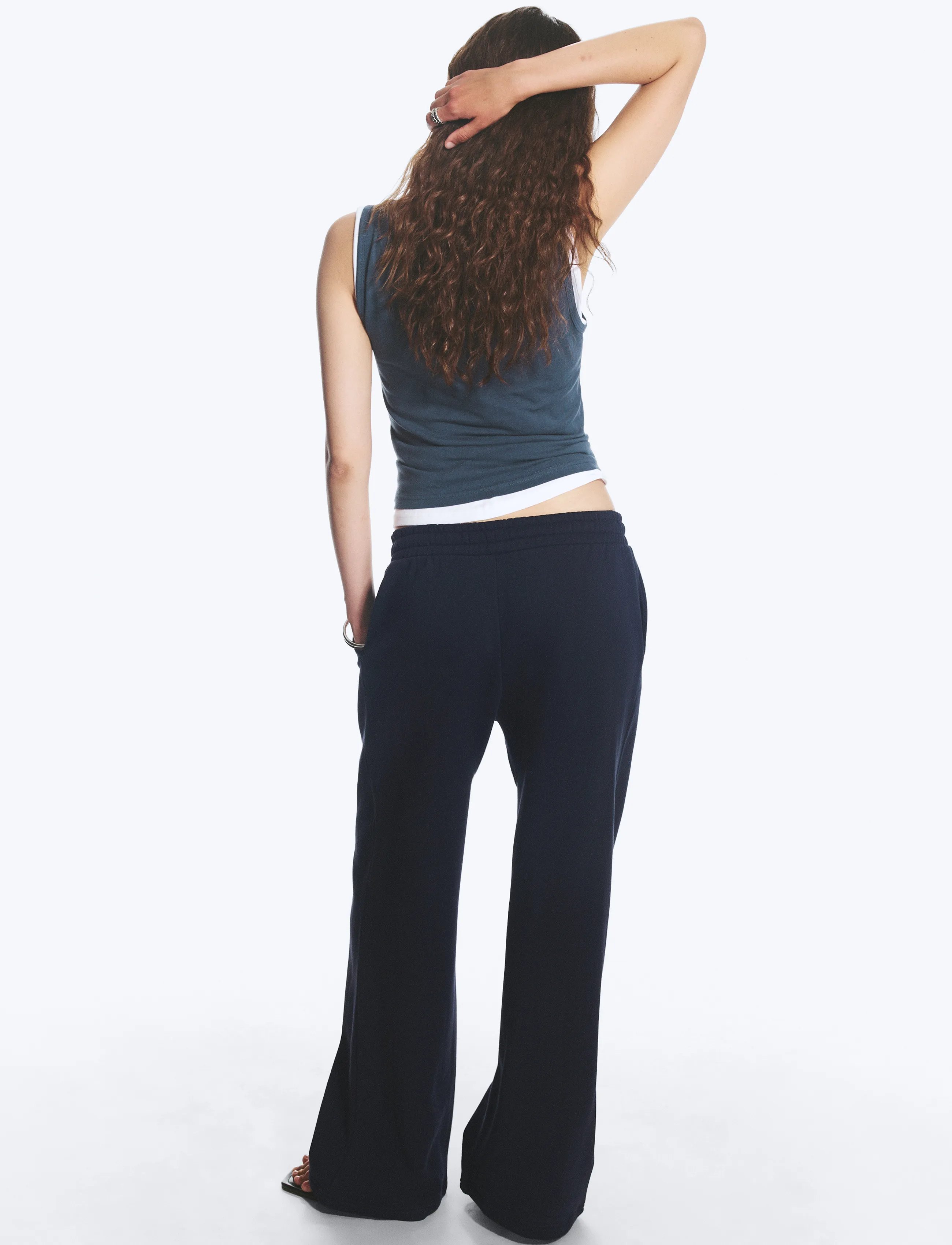 Weekday - Loose Long Heavyweight Sweatpants - modetrends - dark navy - 4