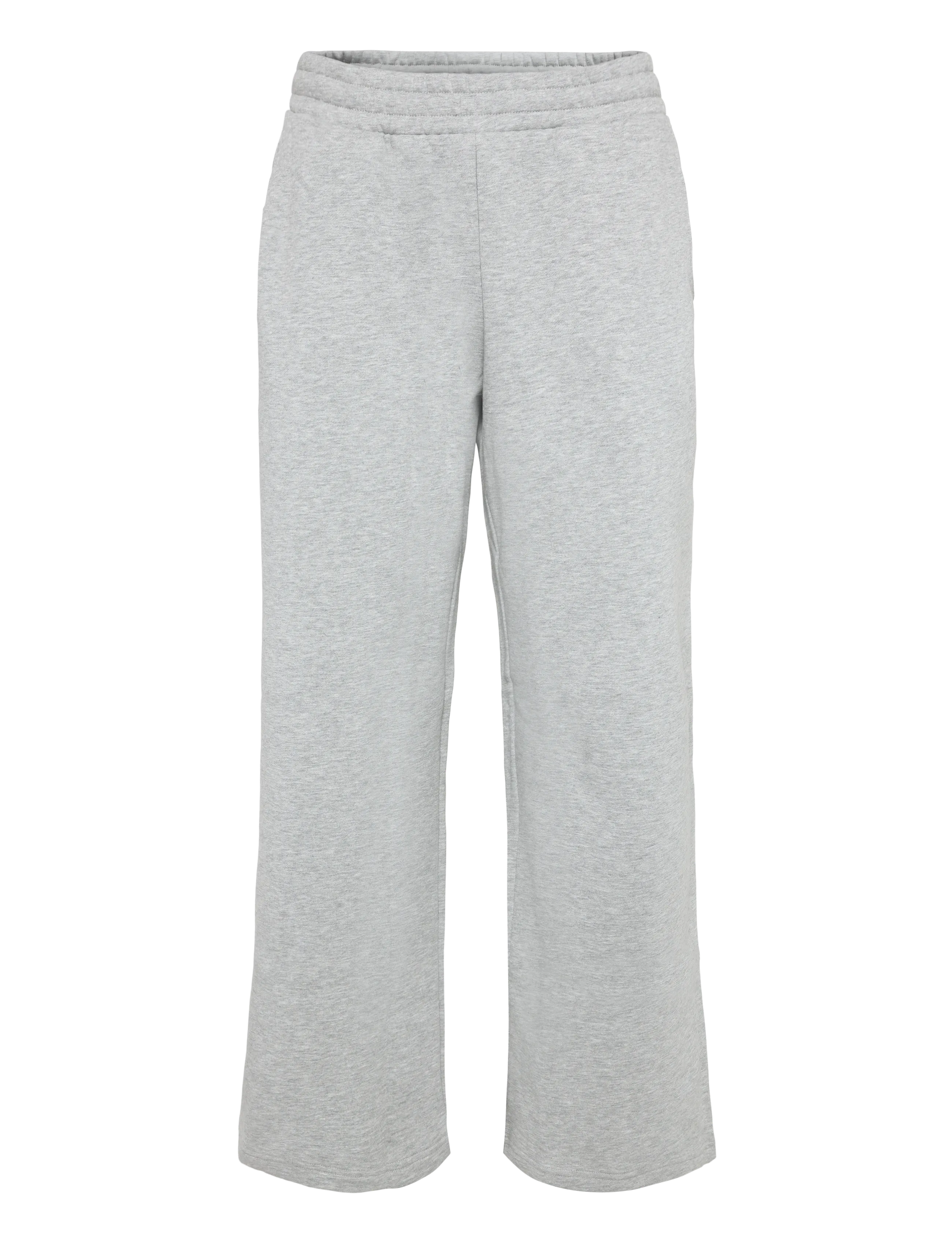 Weekday Loose Long Heavyweight Sweatpants - Tøj - GREY MELANGE / grey