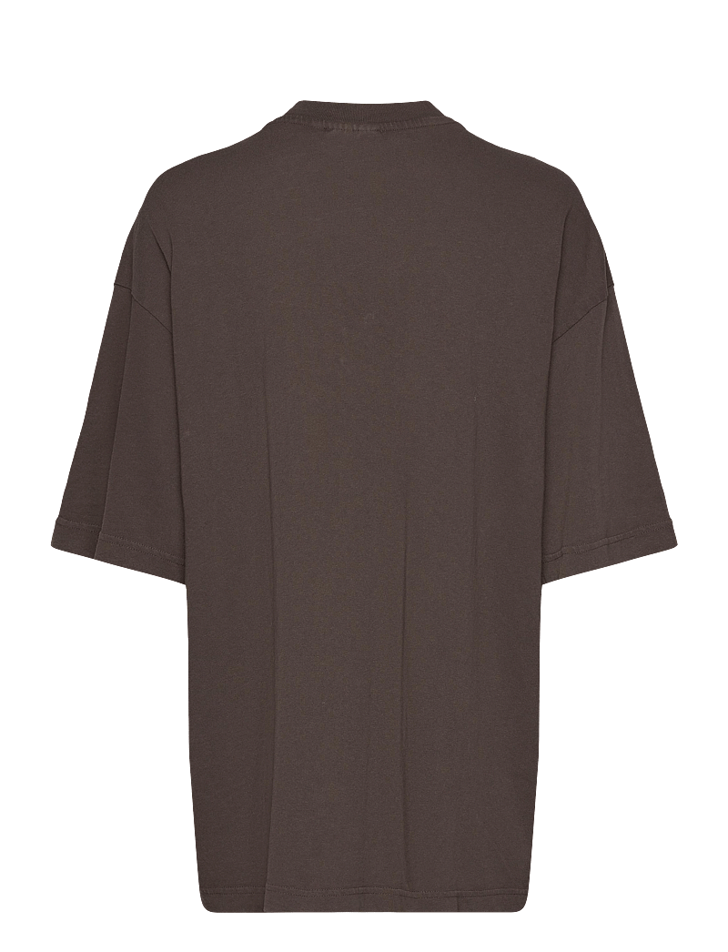 Weekday - Washed Oversized T-shirt - t-särgid - mole w wash - 1