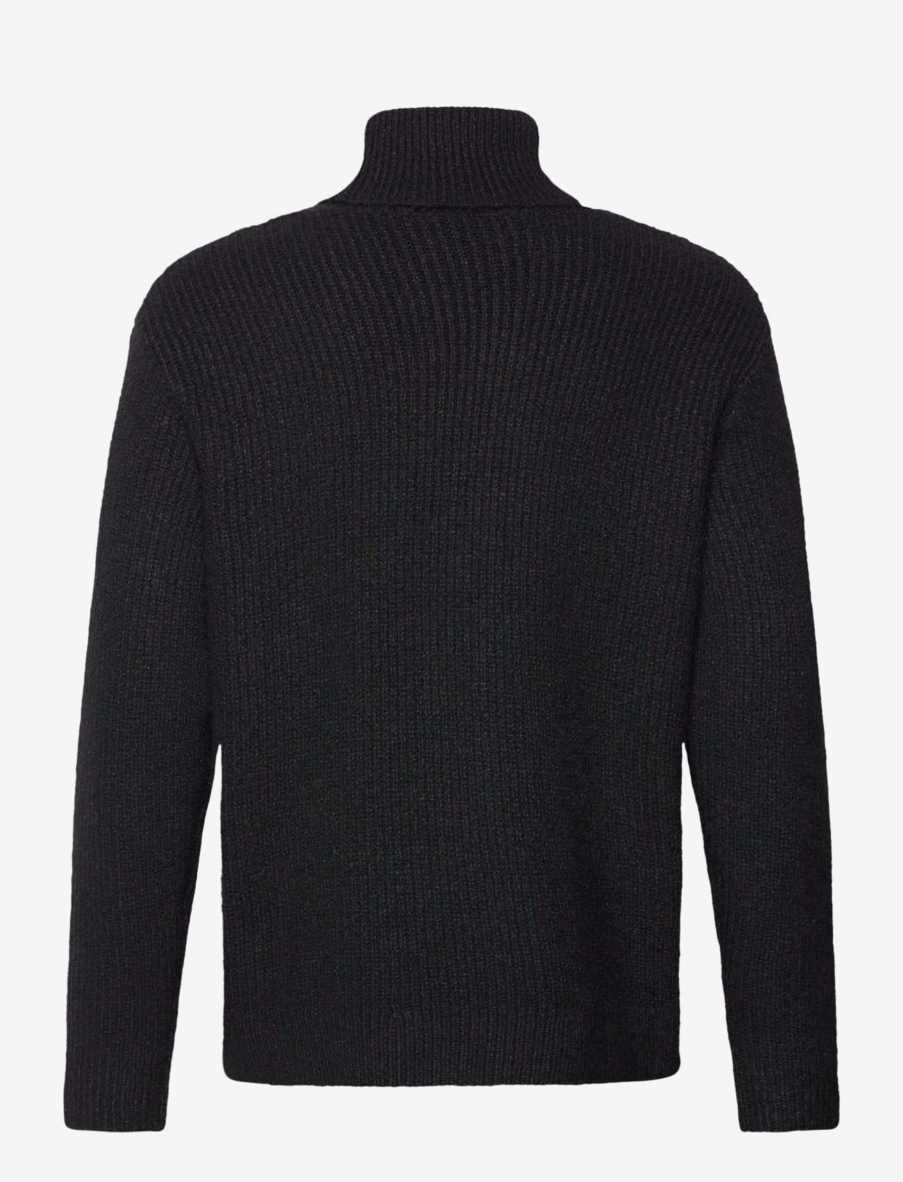 Weekday - Relaxed Wool Blend Turtleneck - rullekraver - black - 1