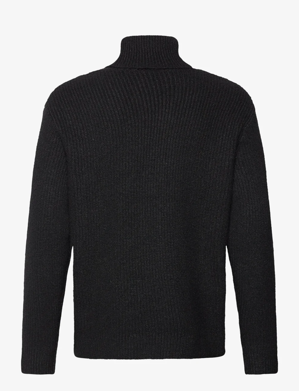 Weekday - Relaxed Wool Blend Turtleneck - kõrge kaelusega džemprid - black - 1