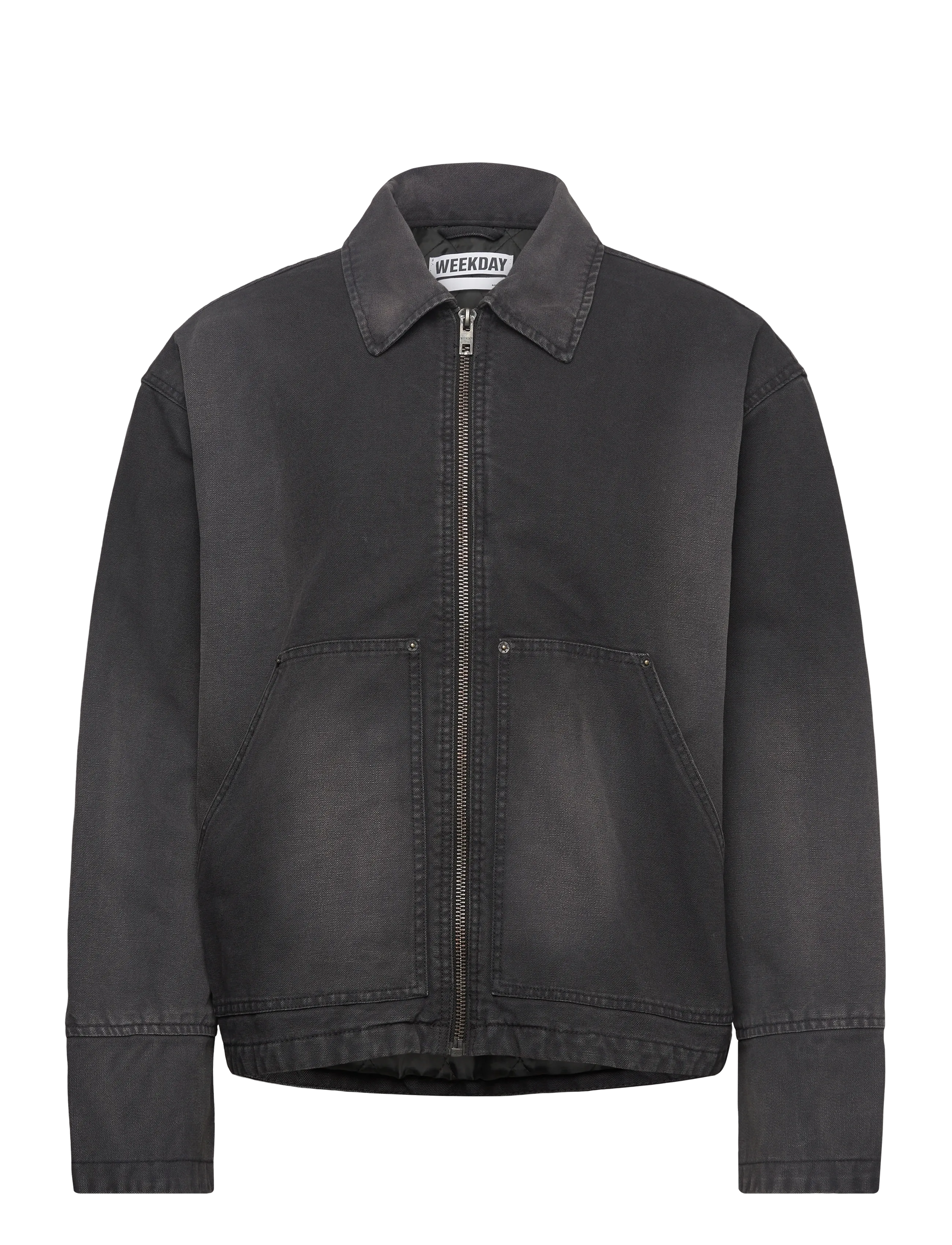 Weekday Relaxed Washed Utility Jacket - Kollektionen - WASHED BLACK / grey