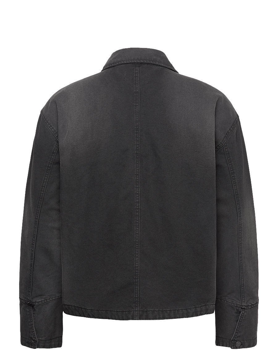 Weekday - Relaxed Washed Utility Jacket - herbstjacken - washed black - 1