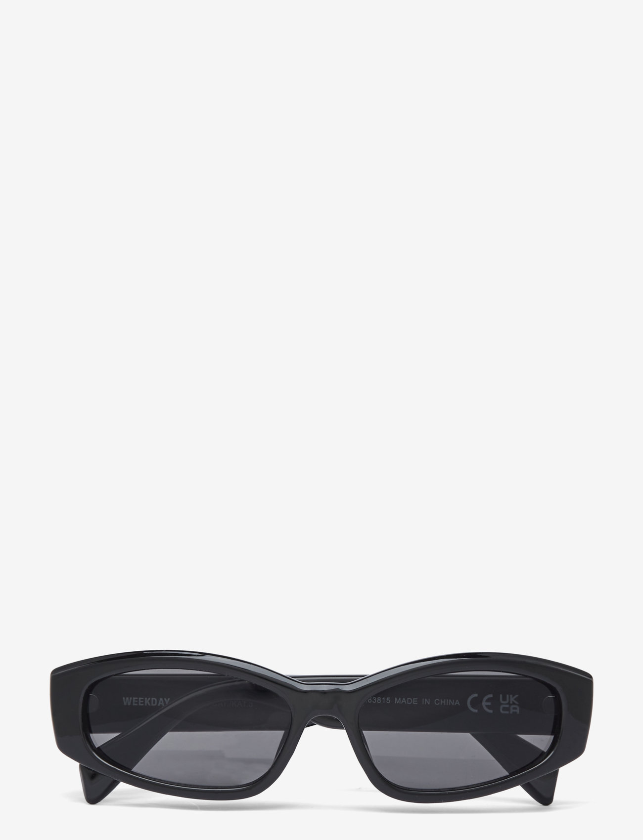 Weekday - Slide Sunglasses - kassisilma-kujulised - black - 0