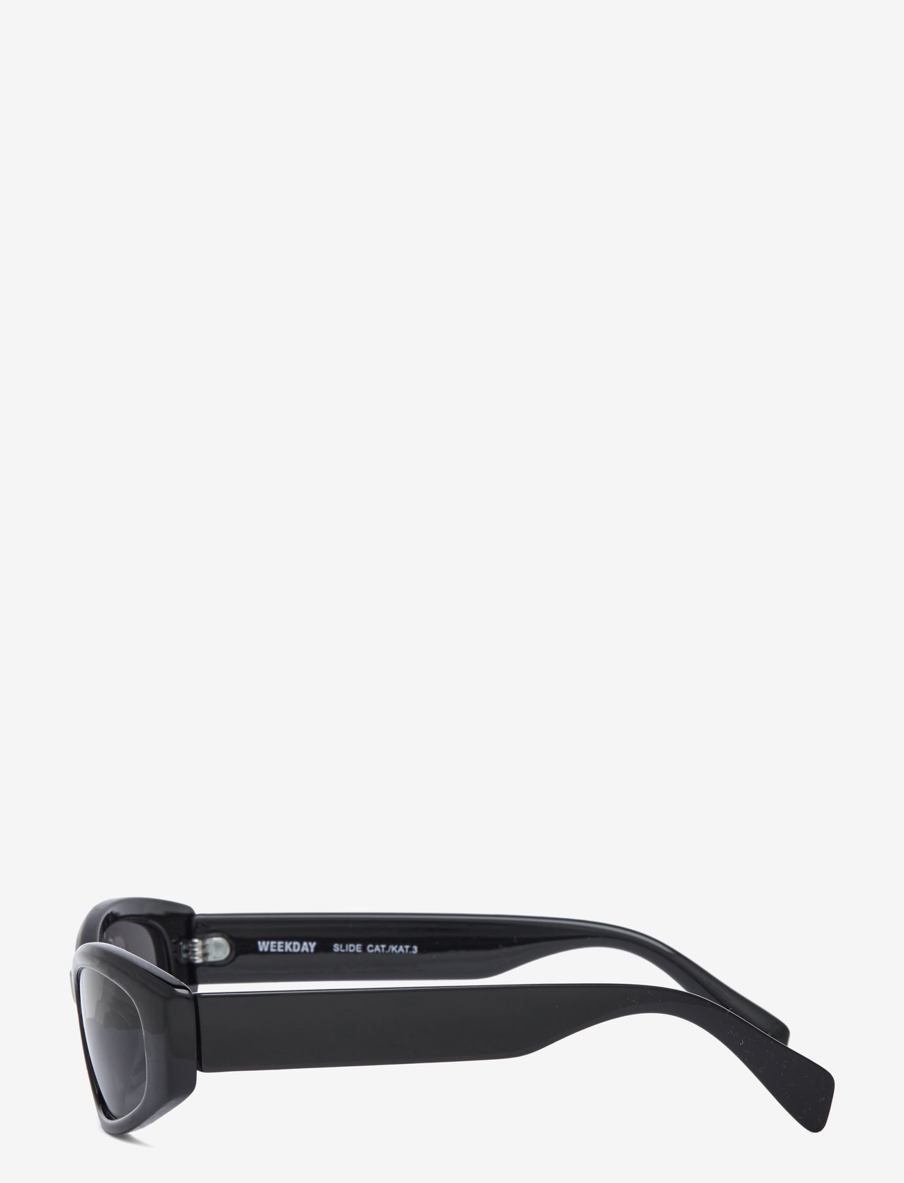 Weekday - Slide Sunglasses - kassisilma-kujulised - black - 2