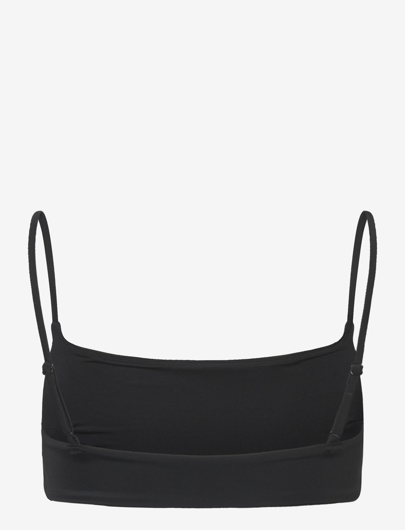 Weekday - Scoop Neck Bikini Top - bralette - black - 1