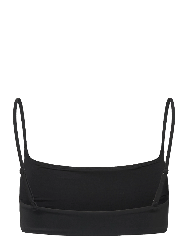 Weekday - Scoop Neck Bikini Top - bralette - black - 1