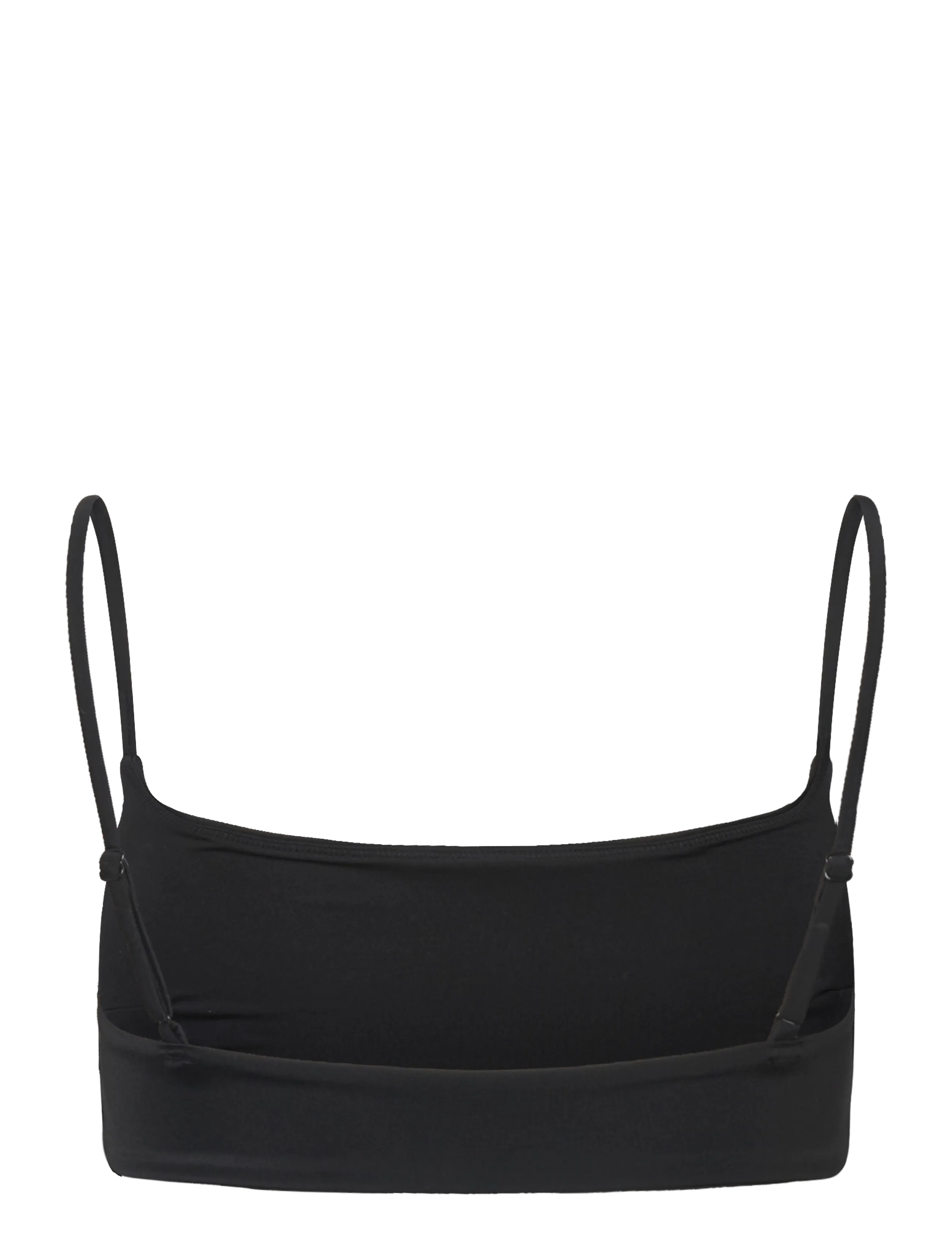 Weekday - Scoop Neck Bikini Top - bralette - black - 1