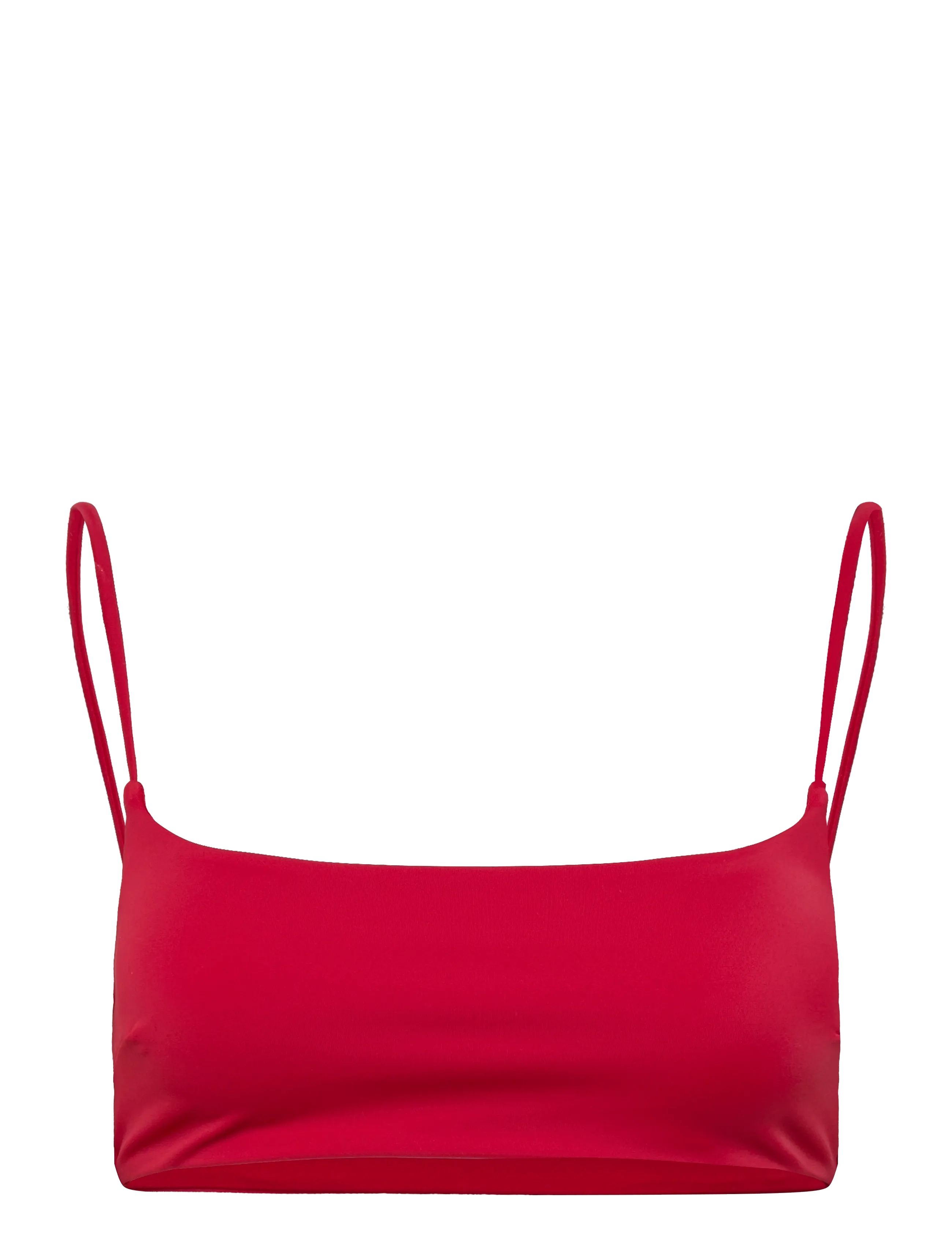 Weekday Scoop Neck Bikini Top, XL, Red, Bløde Bh'Er > Bralette, Dame