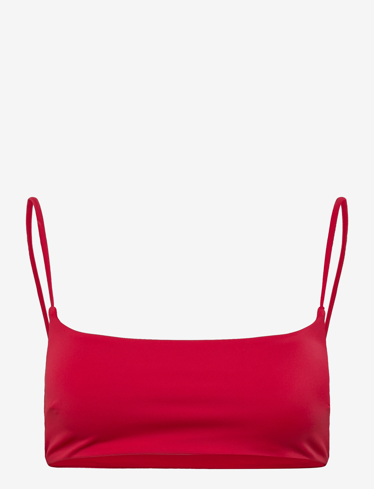 Weekday - Scoop Neck Bikini Top - bralette - red bright - 0