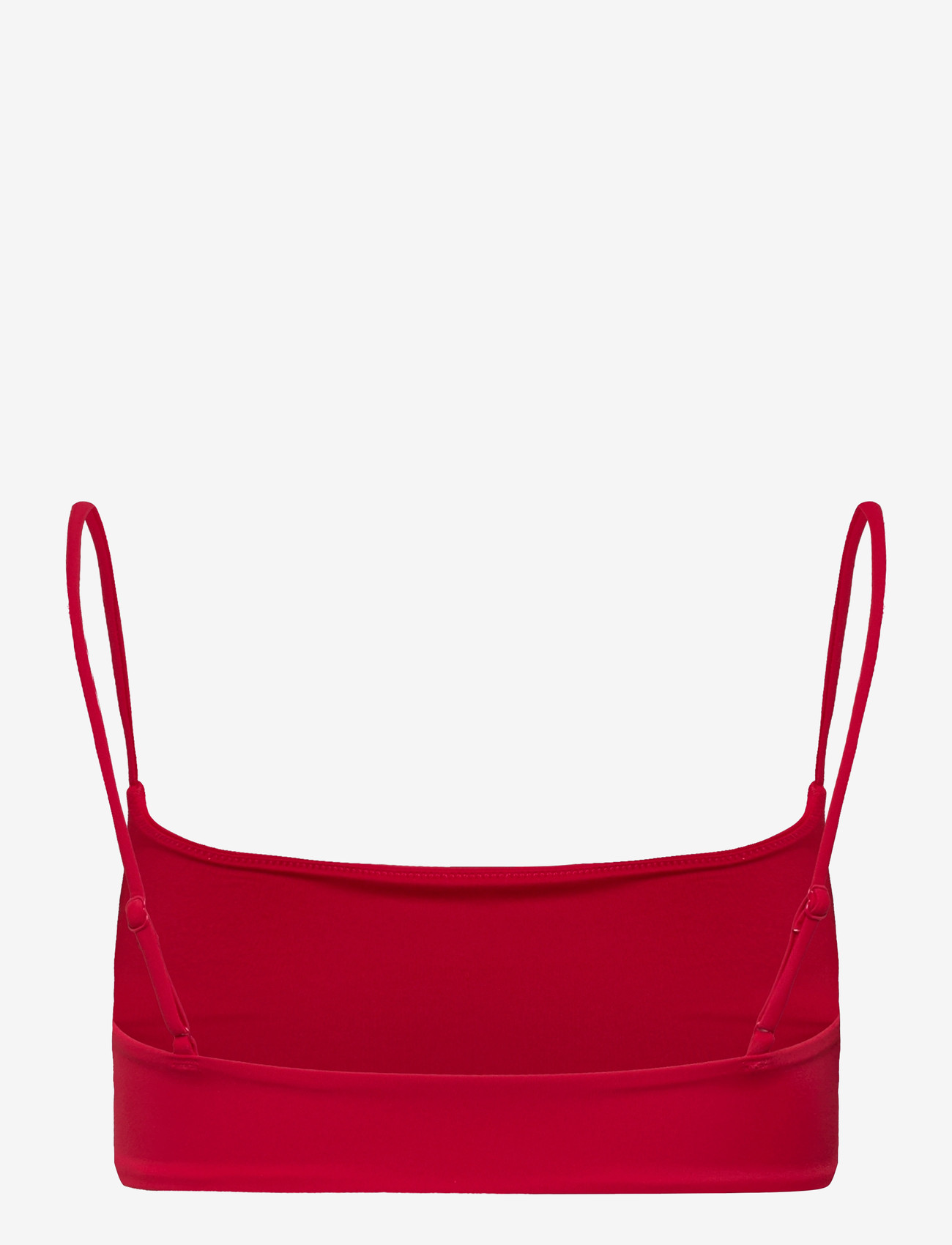 Weekday - Scoop Neck Bikini Top - bralette - red bright - 1