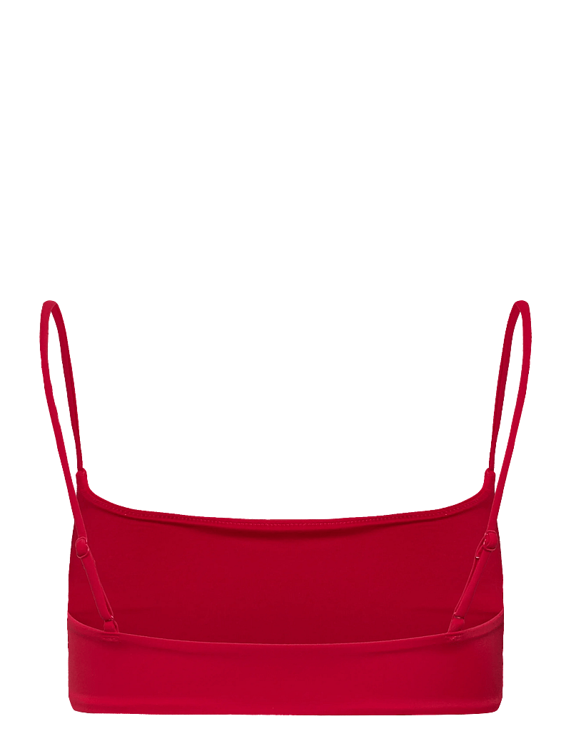 Weekday - Scoop Neck Bikini Top - bralette - red bright - 1