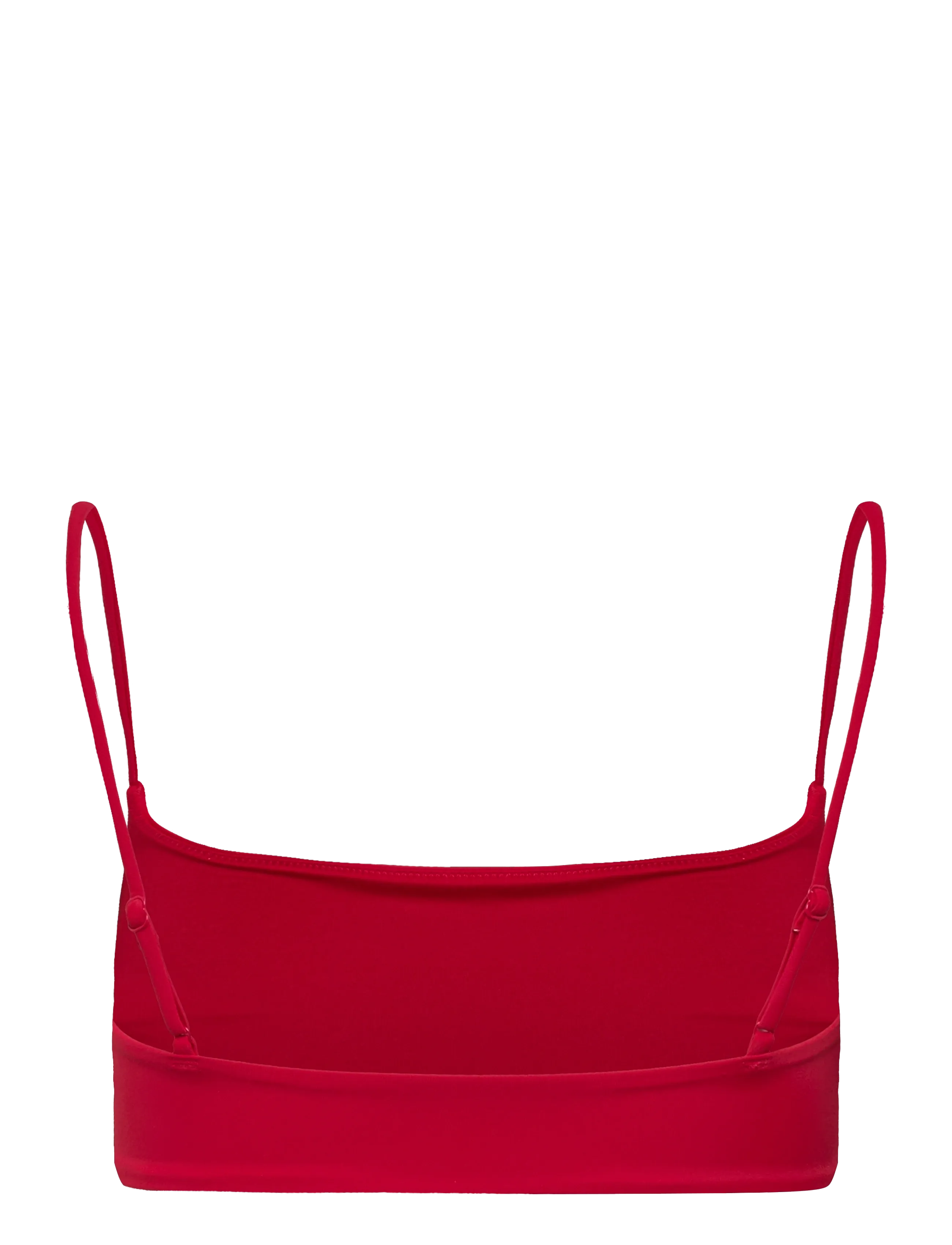Weekday - Scoop Neck Bikini Top - rinnahoidja - red bright - 1
