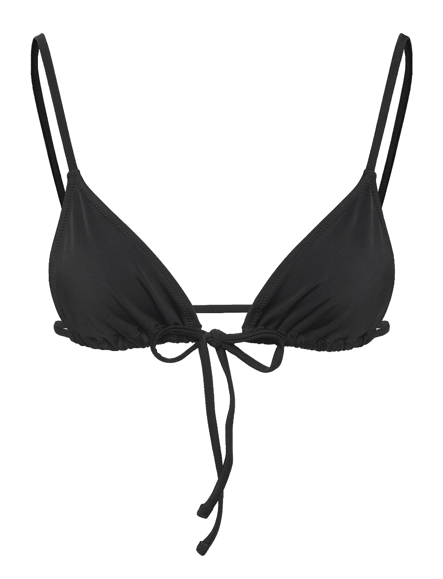 Weekday - Triangle Bikini Top - triangelformad bikinis - black - 0