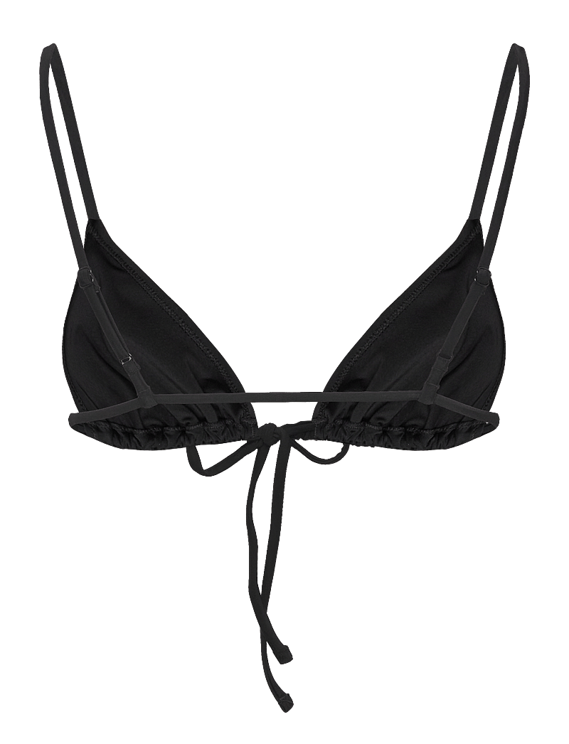 Weekday - Shiny Triangle Bikini Top - black - 1