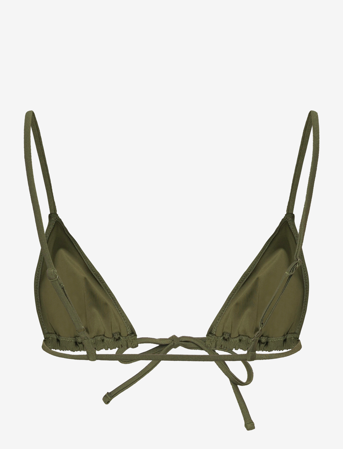 Weekday - Triangle Bikini Top - triangle bikinis - olive green - 1